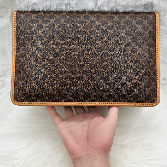 Céline  Macadam Triompe Leather Pochette - Picture 5 of 17